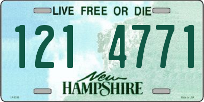 NH license plate 1214771