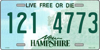 NH license plate 1214773