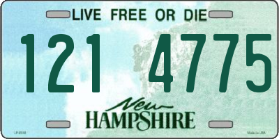 NH license plate 1214775