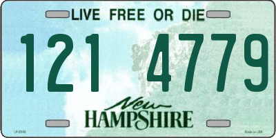 NH license plate 1214779