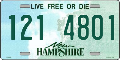 NH license plate 1214801