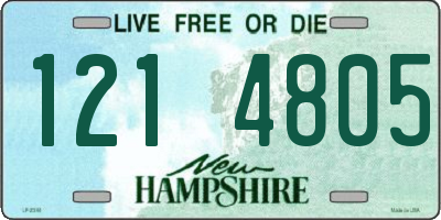 NH license plate 1214805