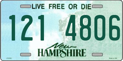 NH license plate 1214806