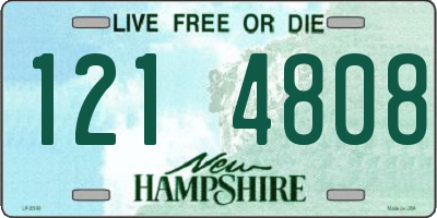 NH license plate 1214808