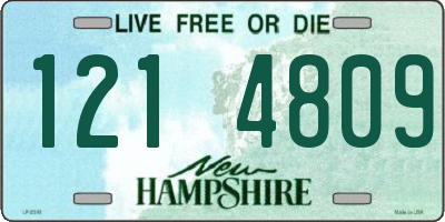NH license plate 1214809