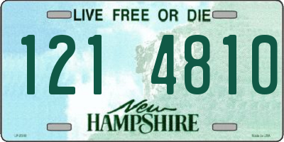 NH license plate 1214810