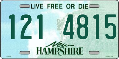 NH license plate 1214815