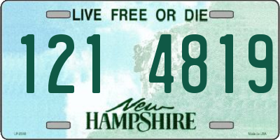 NH license plate 1214819