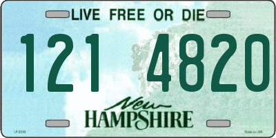NH license plate 1214820