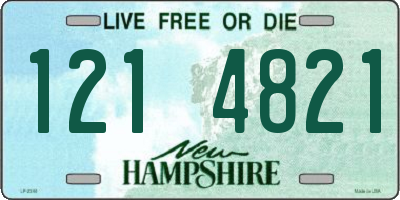 NH license plate 1214821