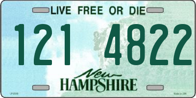 NH license plate 1214822