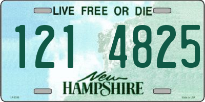NH license plate 1214825