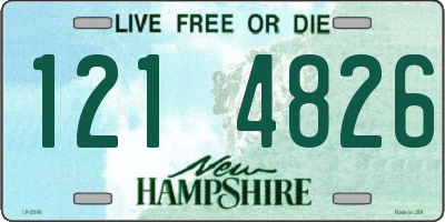 NH license plate 1214826
