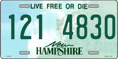 NH license plate 1214830