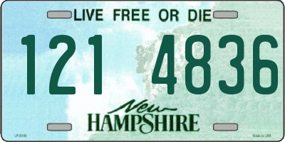 NH license plate 1214836