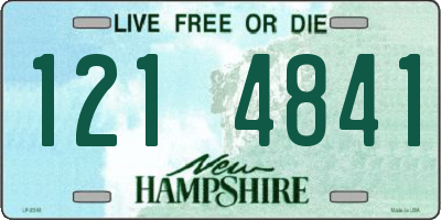 NH license plate 1214841