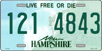 NH license plate 1214843