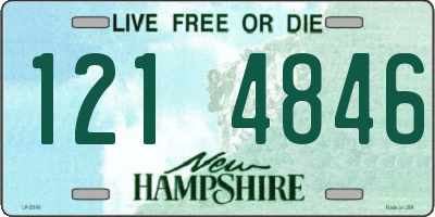 NH license plate 1214846