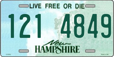 NH license plate 1214849