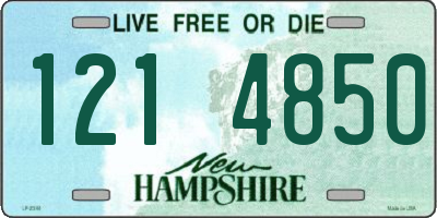 NH license plate 1214850