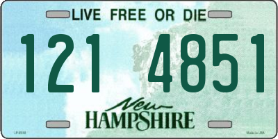 NH license plate 1214851