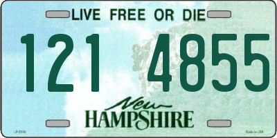 NH license plate 1214855