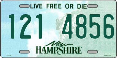 NH license plate 1214856