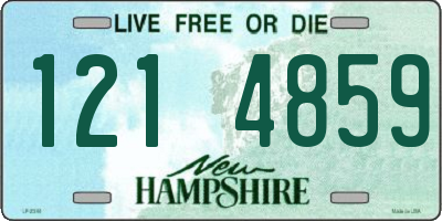 NH license plate 1214859