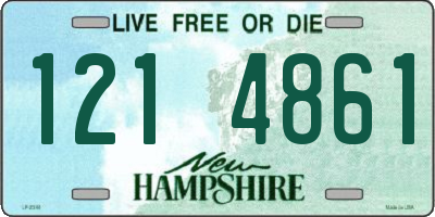 NH license plate 1214861
