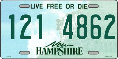 NH license plate 1214862