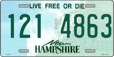 NH license plate 1214863