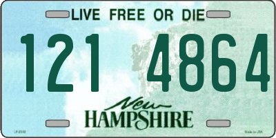 NH license plate 1214864