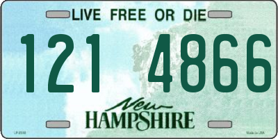 NH license plate 1214866