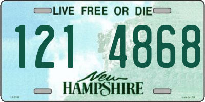 NH license plate 1214868