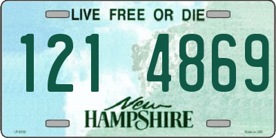 NH license plate 1214869