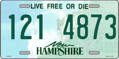 NH license plate 1214873