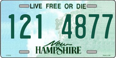 NH license plate 1214877