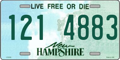 NH license plate 1214883