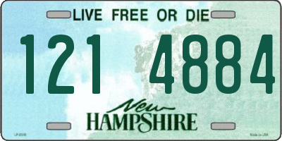 NH license plate 1214884