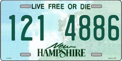 NH license plate 1214886