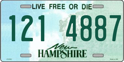 NH license plate 1214887