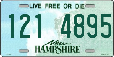 NH license plate 1214895