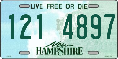 NH license plate 1214897