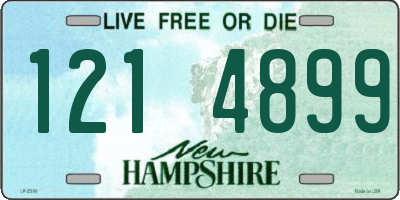 NH license plate 1214899