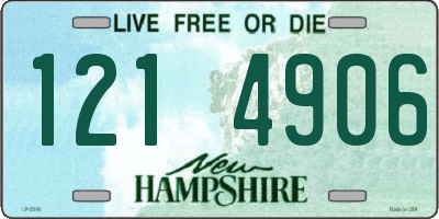 NH license plate 1214906