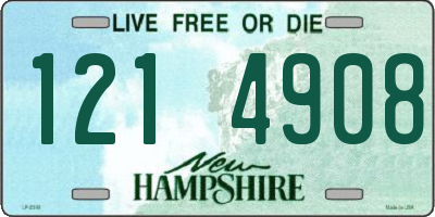 NH license plate 1214908