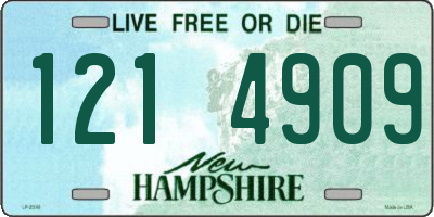 NH license plate 1214909