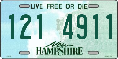 NH license plate 1214911