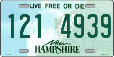 NH license plate 1214939