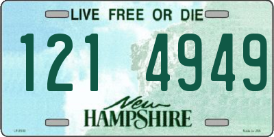 NH license plate 1214949